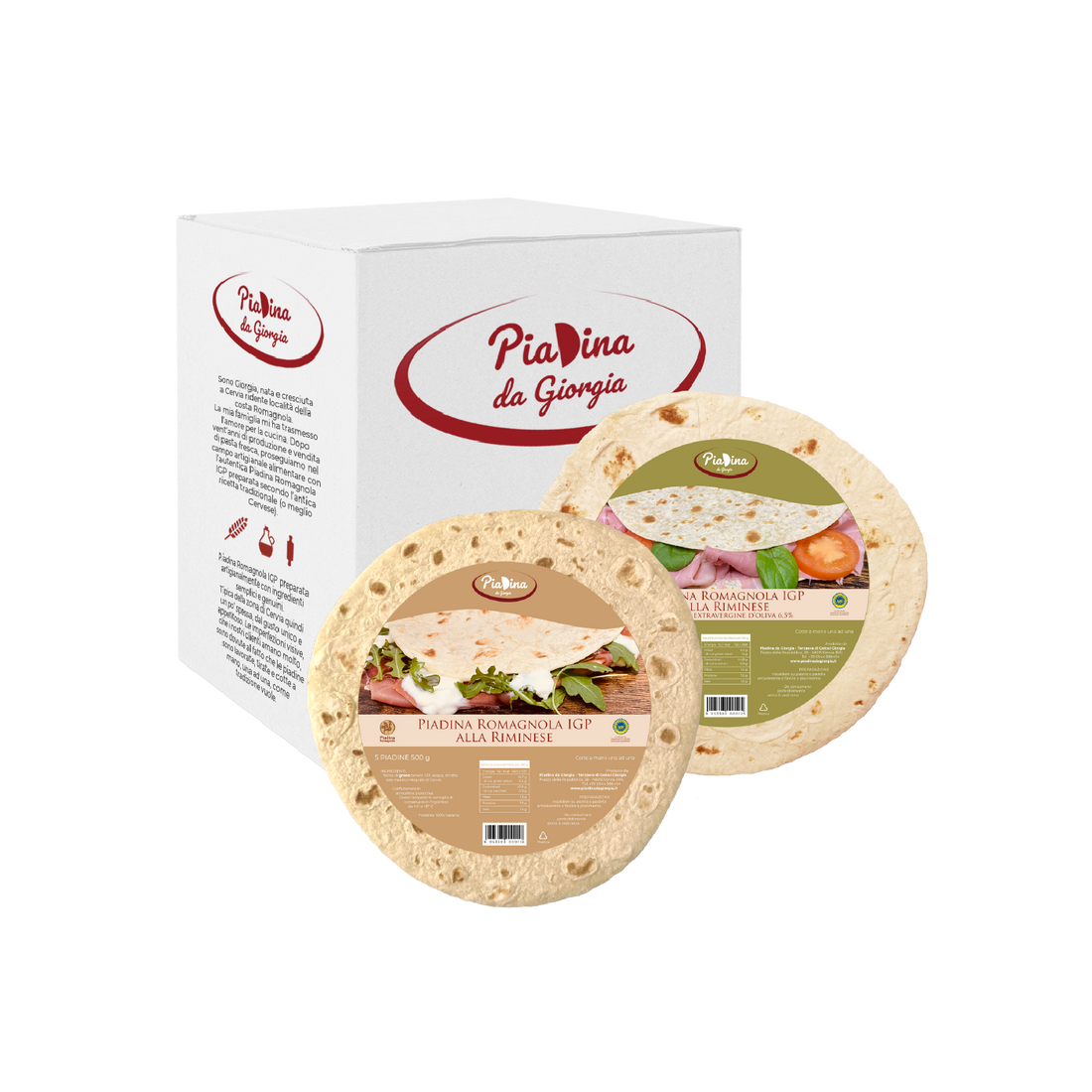 Box Piadina Romagnola g.g.A. nach Rimineser Art